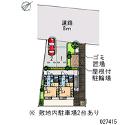 レオパレスさくらブリッサⅢ 区画図