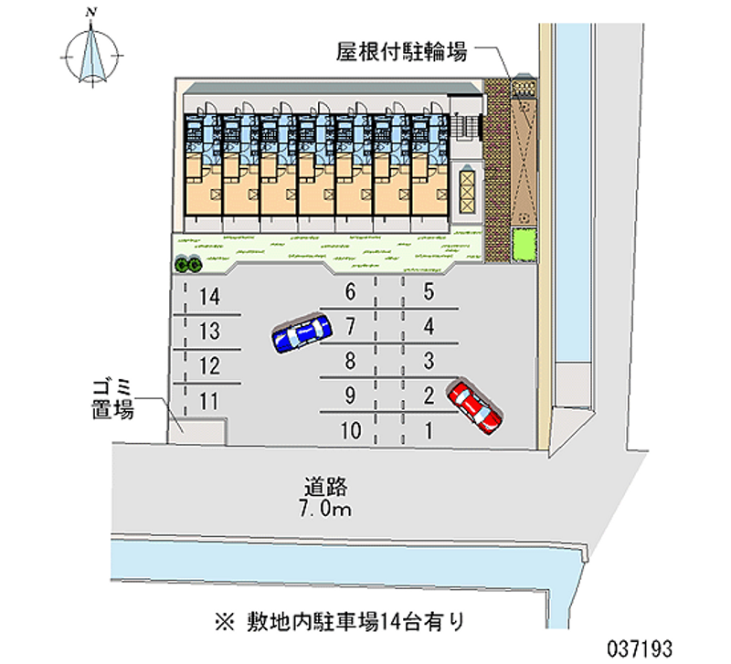 37193月租停車場