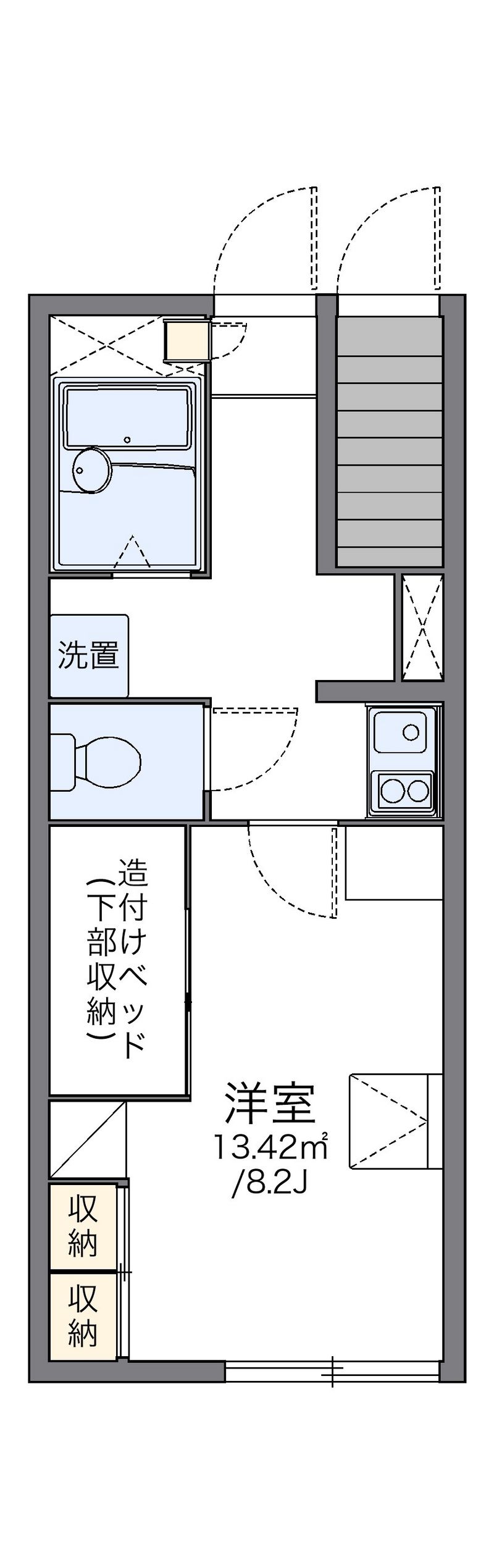 レオパレスパルＴＫ　ＰａｒｔⅡ 間取図