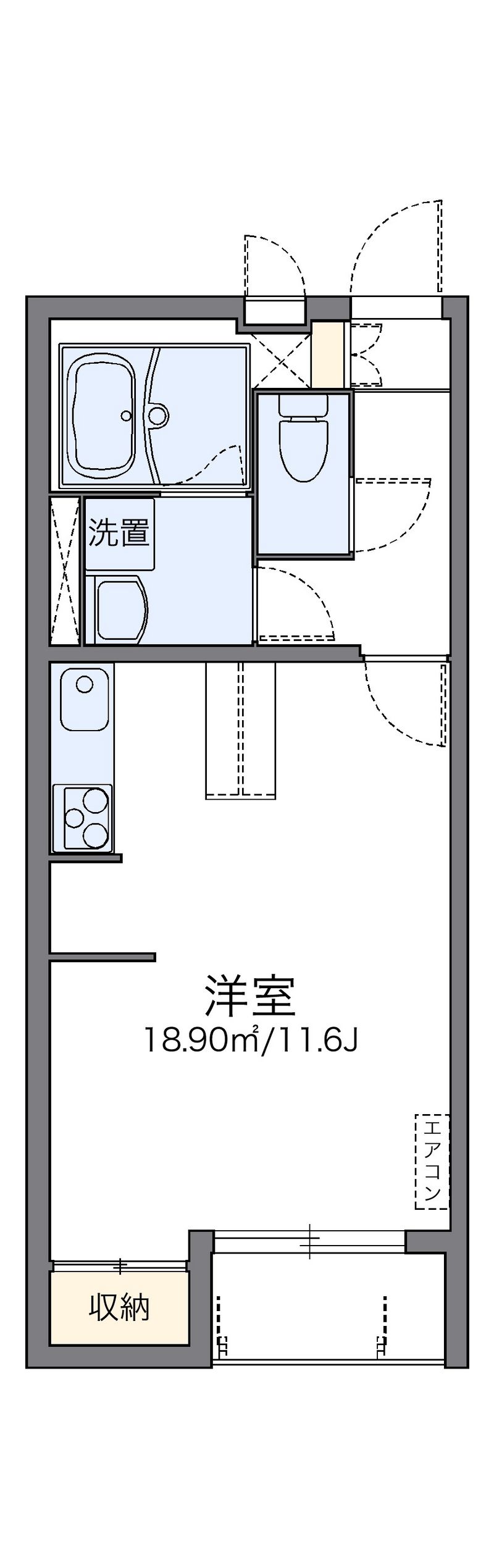 レオネクストエポック２１ 間取図