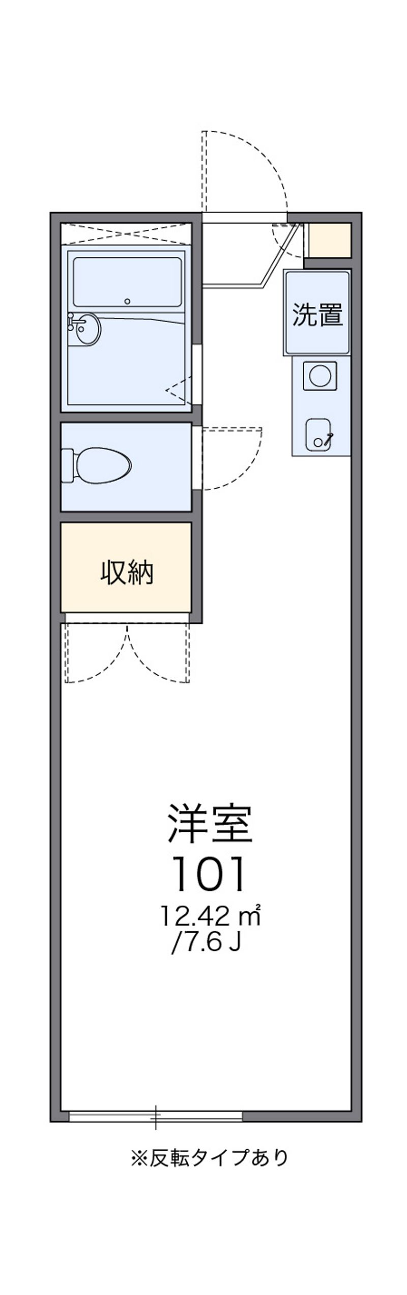 レオパレスナップアネックス 間取図