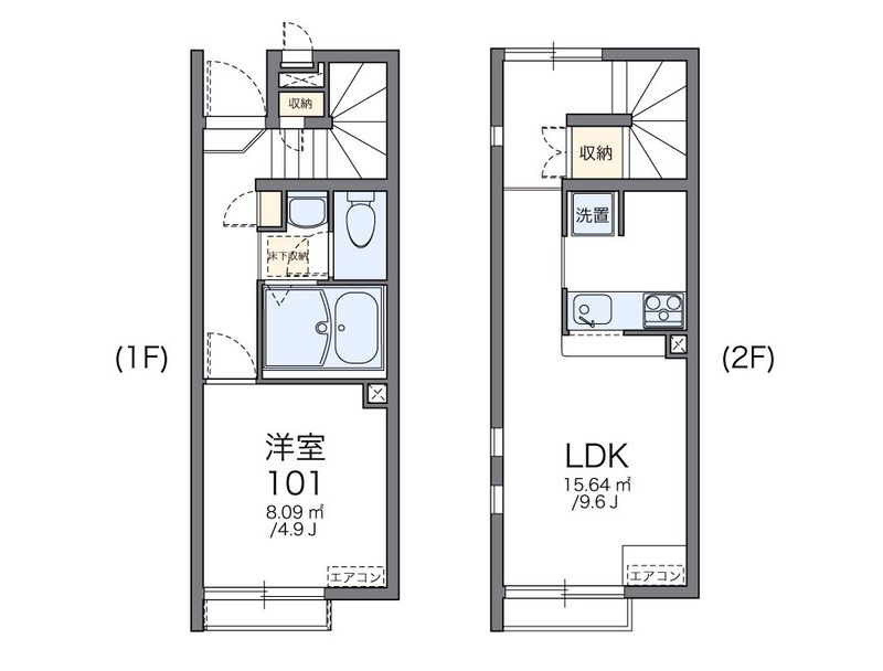 レオネクストリバーセブン 間取図