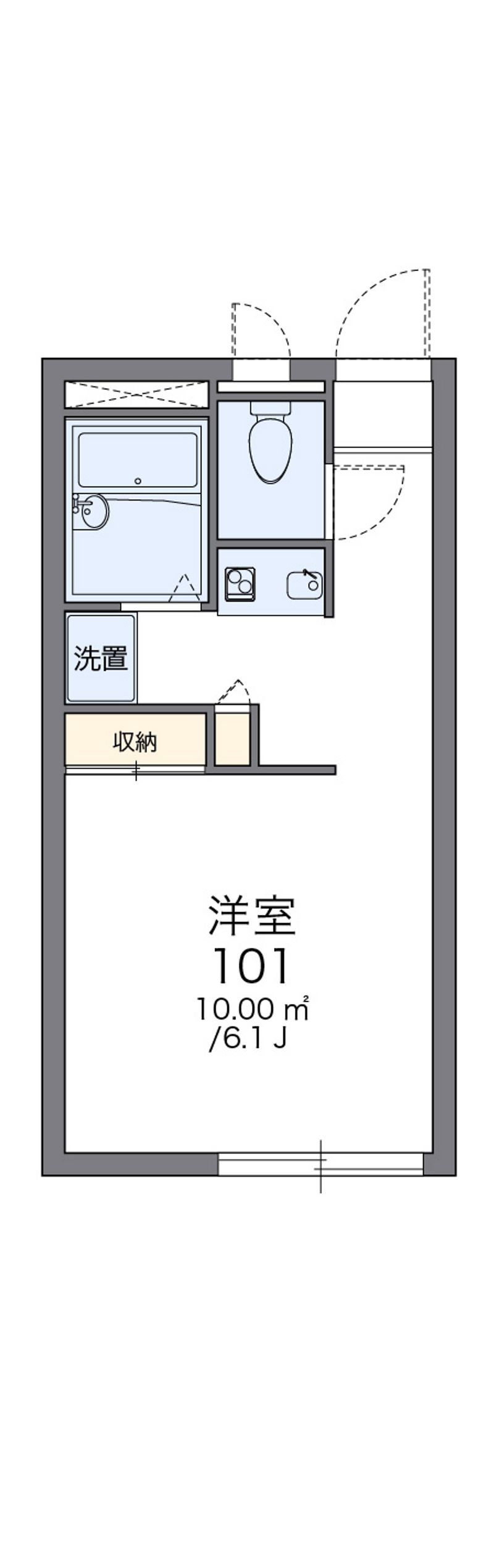 レオパレス須磨の森 間取図
