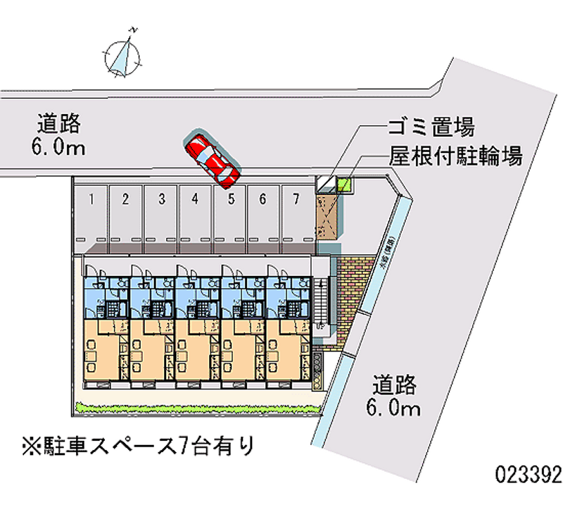 レオパレスエスト大利根 月極駐車場