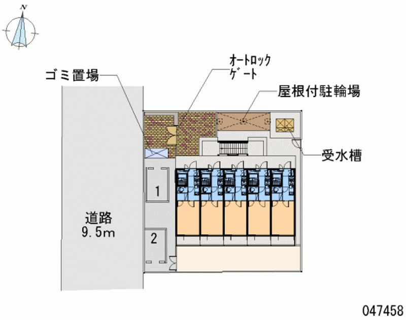 レオパレスグランドール 区画図