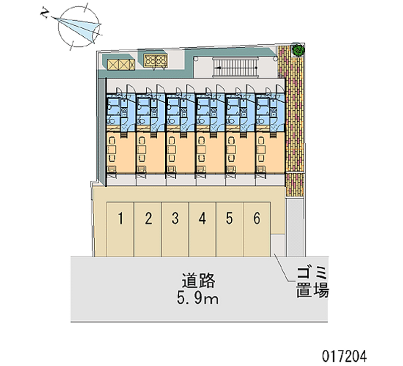 17204月租停车场