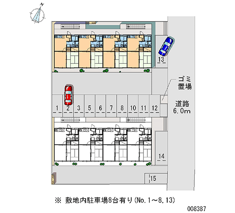 レオパレス永山第１ 月極駐車場