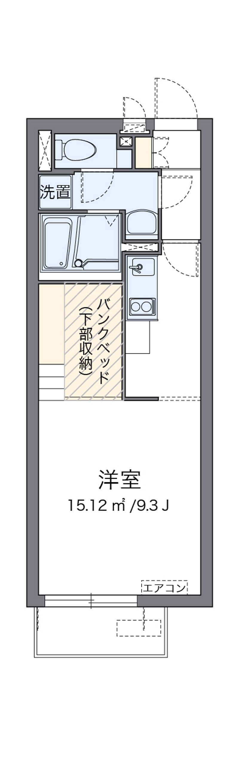 ミランダコンフォート倉敷 間取図