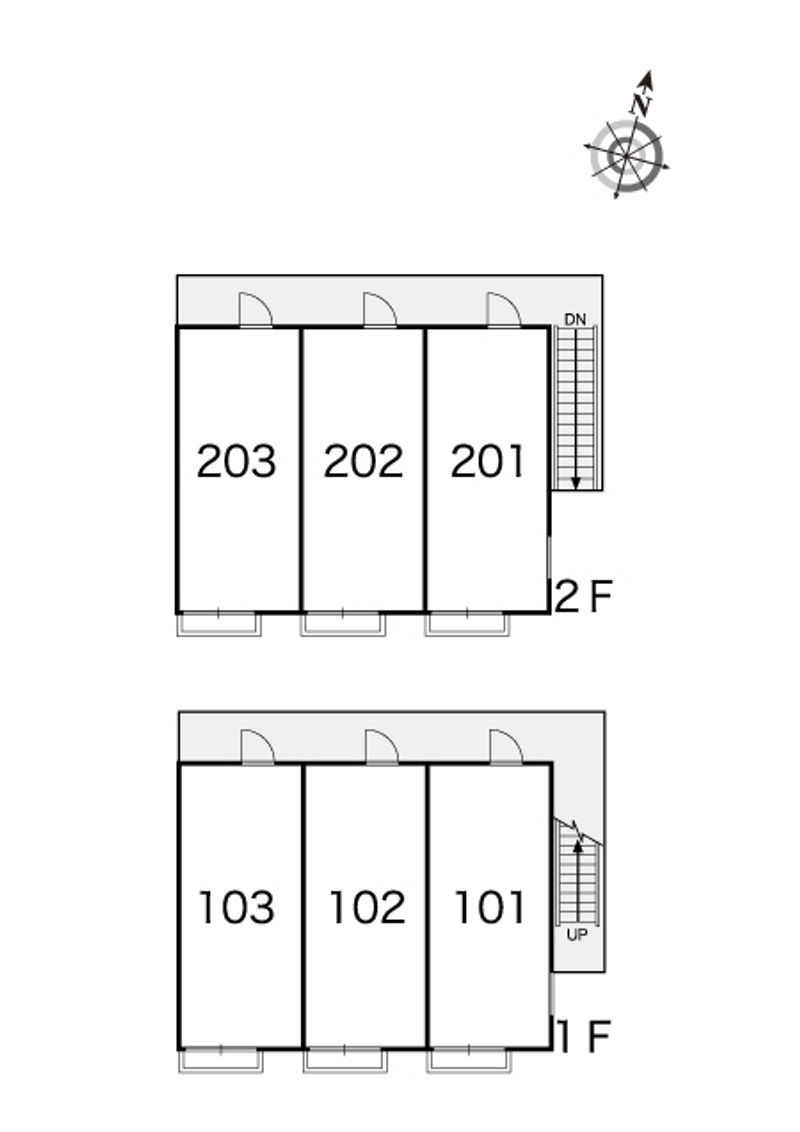 レオパレス桂ＴＡＮＡＫＡ 間取り配置図