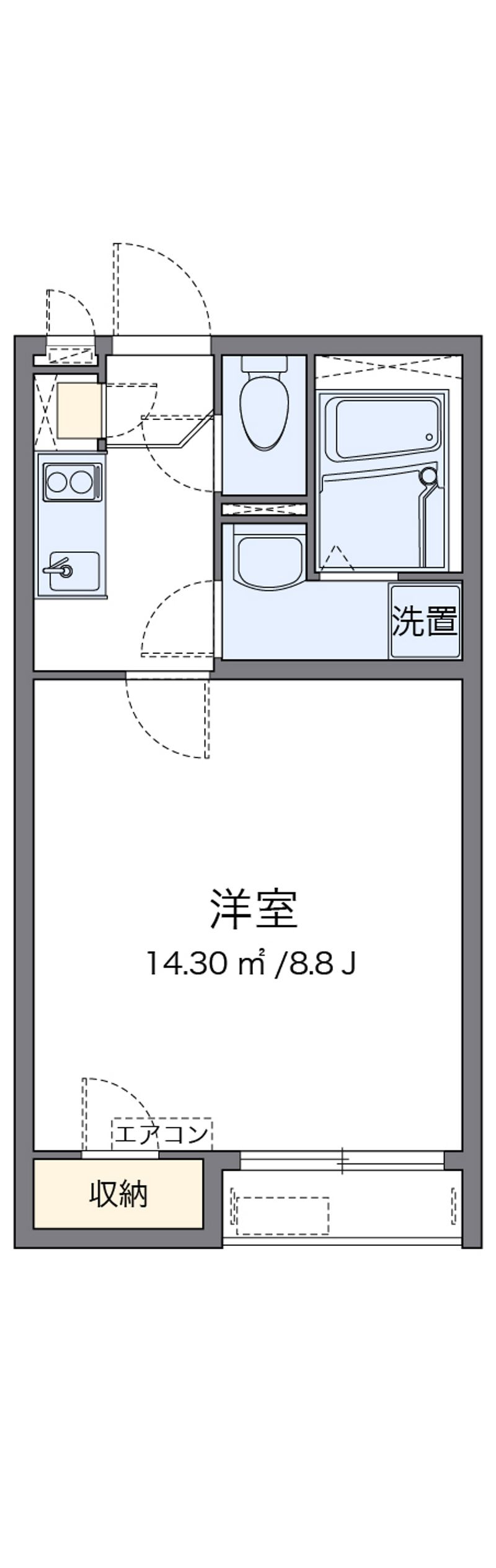 クレイノリエラ 間取図