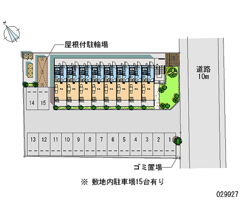 レオパレスプチベルク四番館 月極駐車場