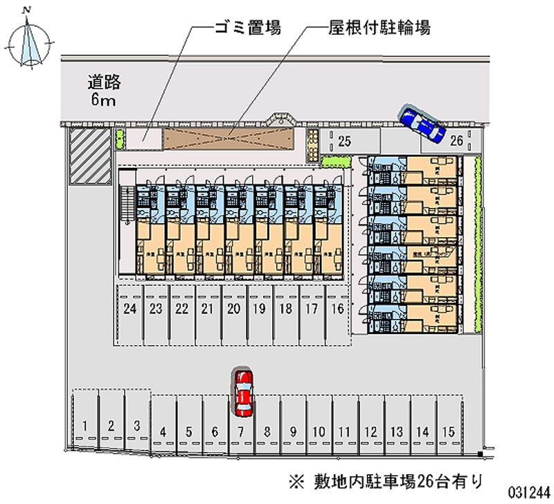 レオパレス華 月極駐車場