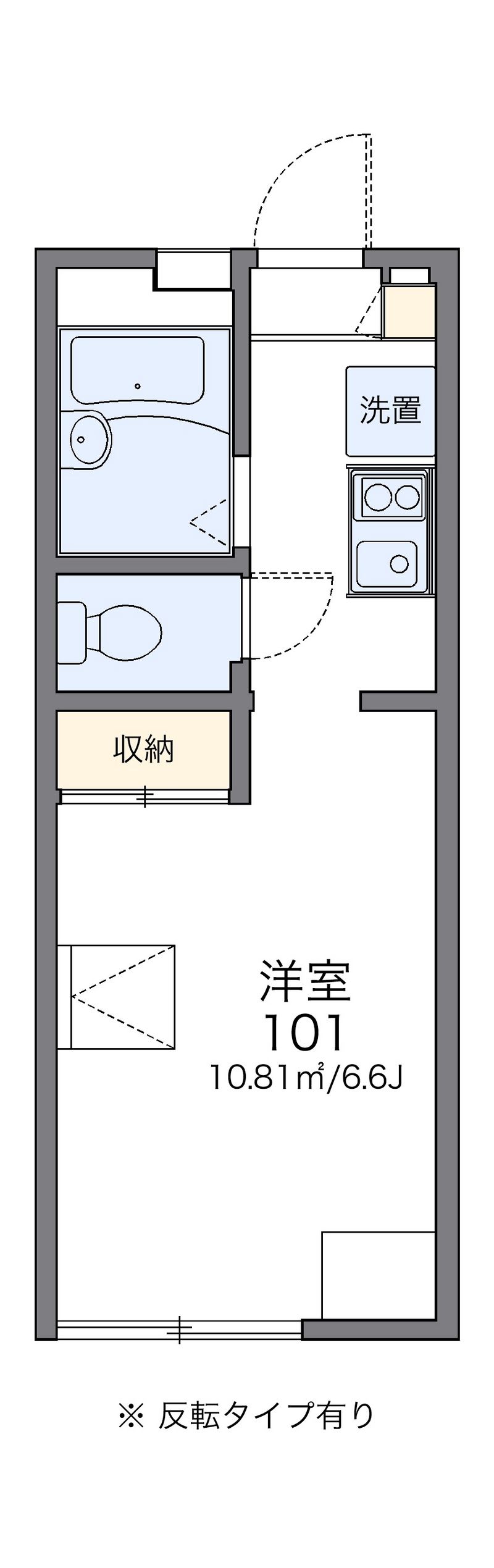 レオパレス霞ヶ丘 間取図