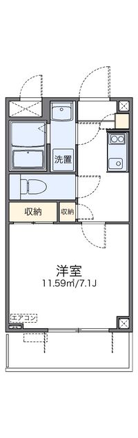 レオネクストシマノ 間取り図