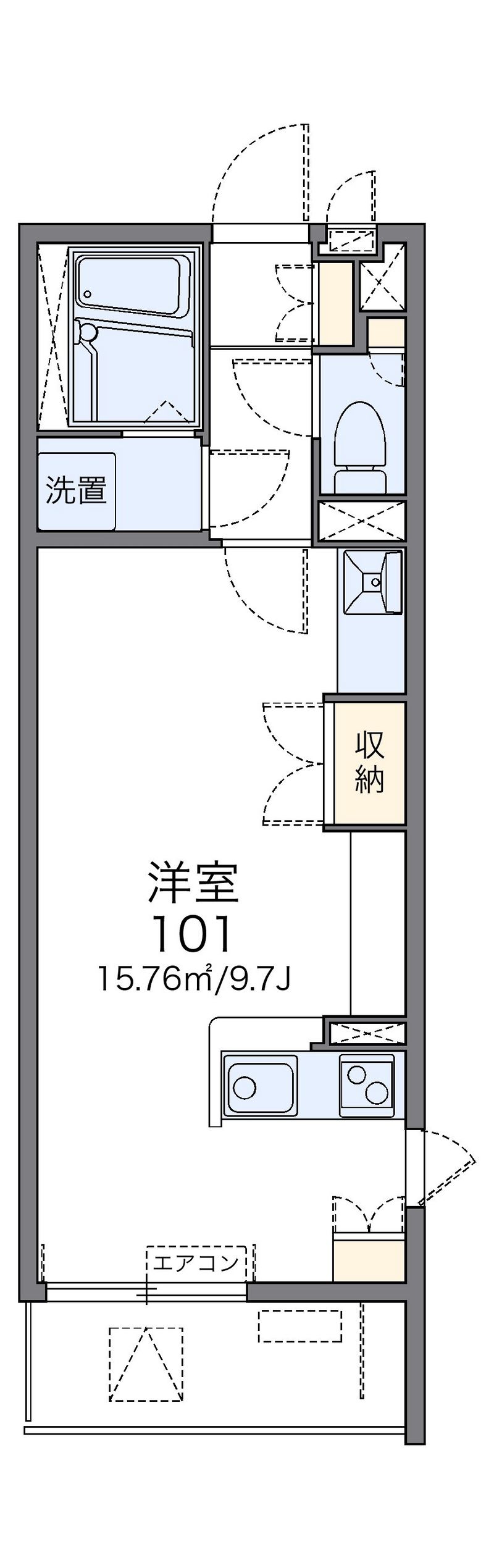 レオネクストベイタウン 間取図