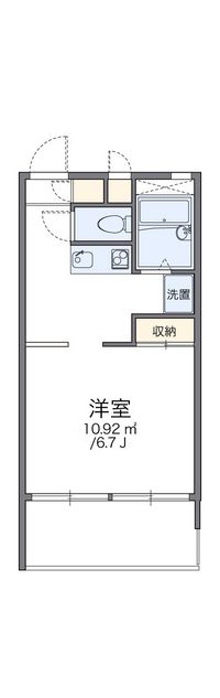 レオパレス忠雅Ⅱ 間取り図