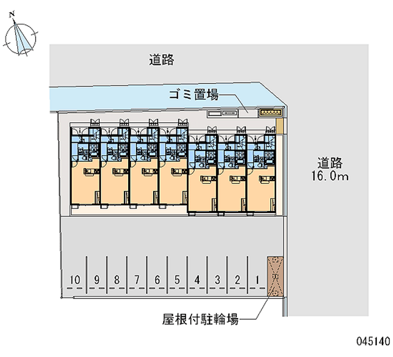 45140 bãi đậu xe hàng tháng