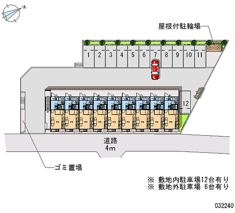 レオパレスセピアコートＫ 月極駐車場