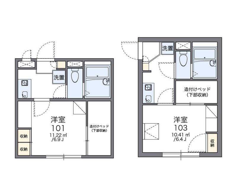 レオパレスノース　ナダ 間取図