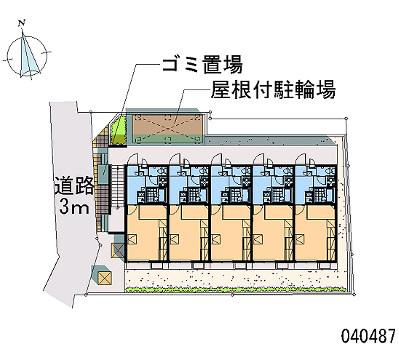 レオパレスディアビレッジ 区画図