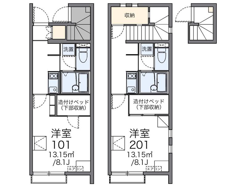 レオネクスト堂山ハウス 間取図