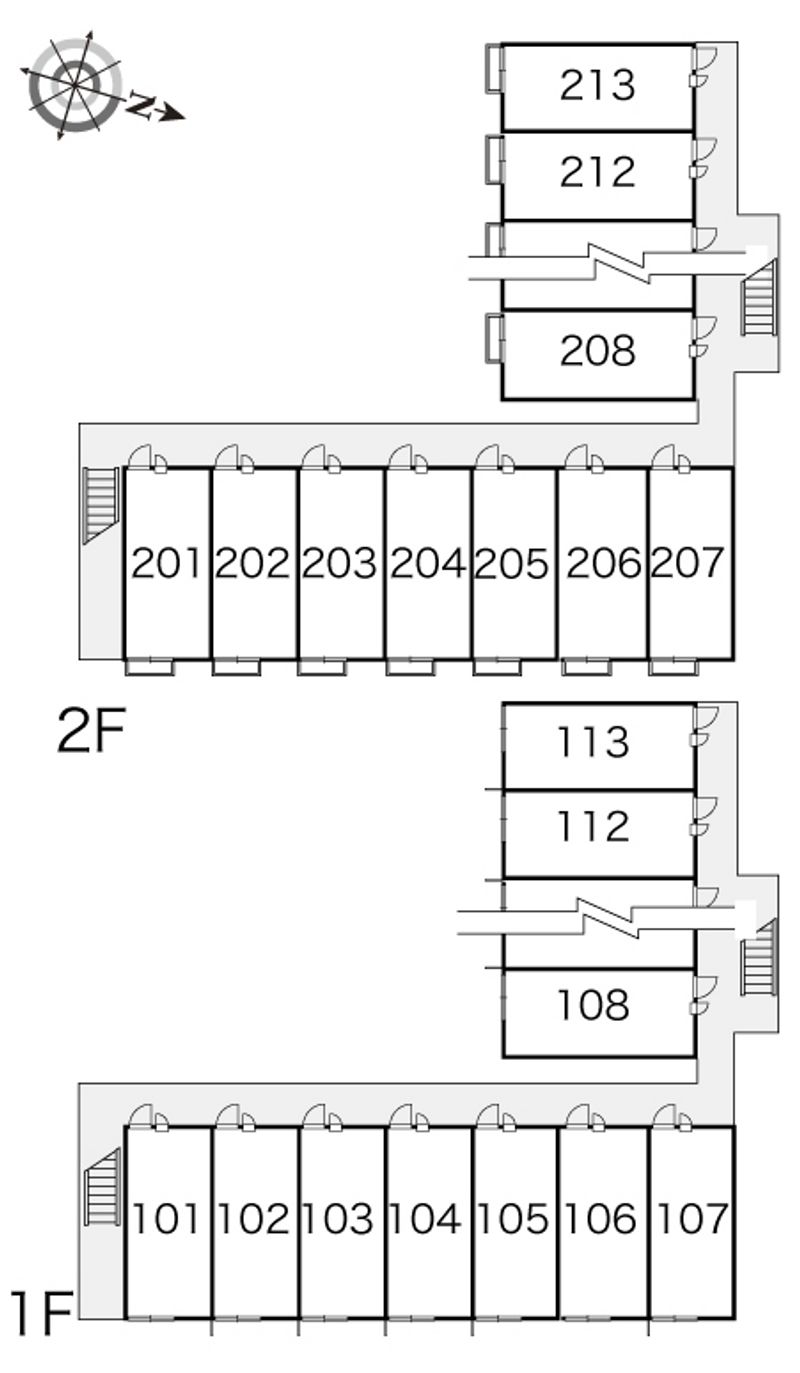 レオパレスＧａｒｄｅｎ 間取り配置図