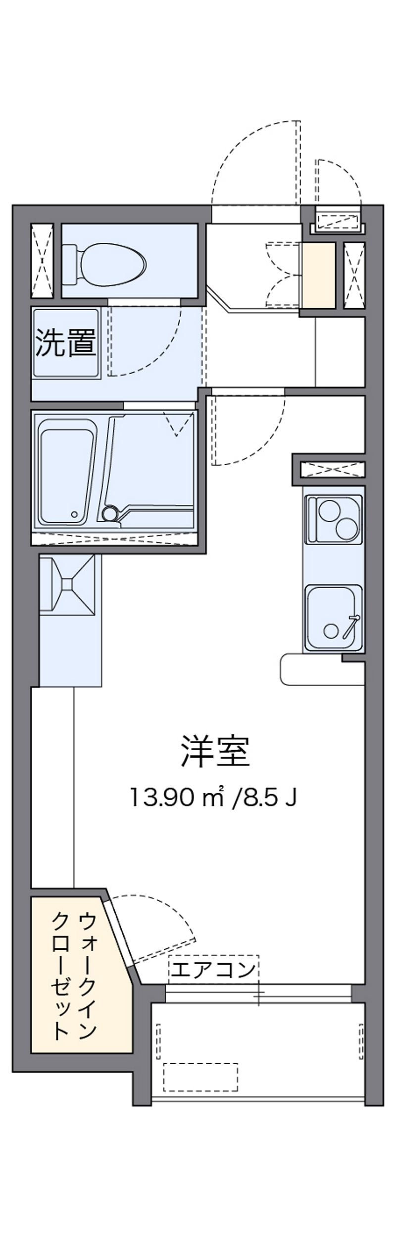 ミランダクレール　ソヤ 間取図