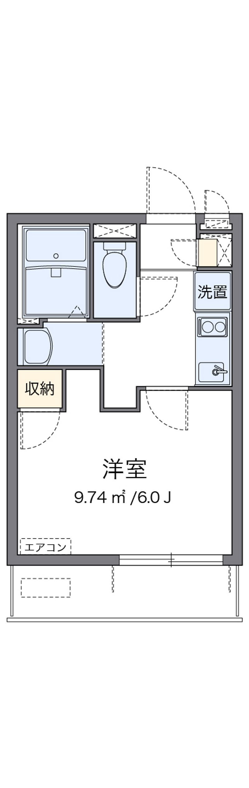クレイノ三ヶ根Ｃ 間取図