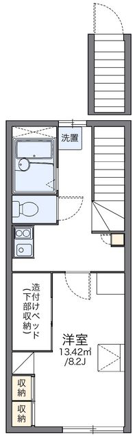 レオパレスＤｏｕ　Ｅ　Ｓｅｎ 間取り図