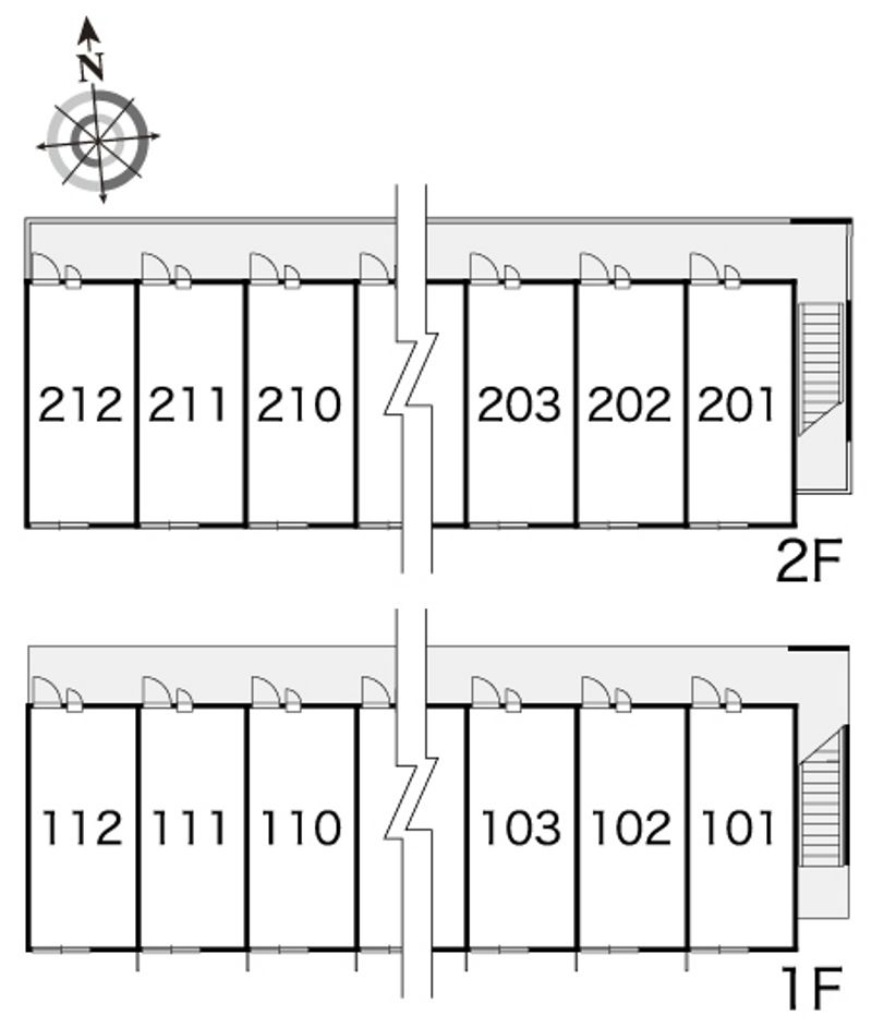 レオパレスＳＰＡ 間取配置図