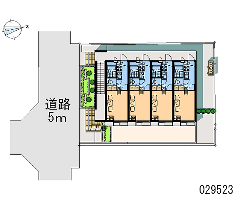レオパレス参愛 区画図