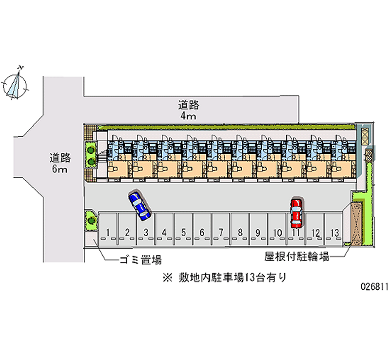 レオパレスレヴ　メゾン 月極駐車場