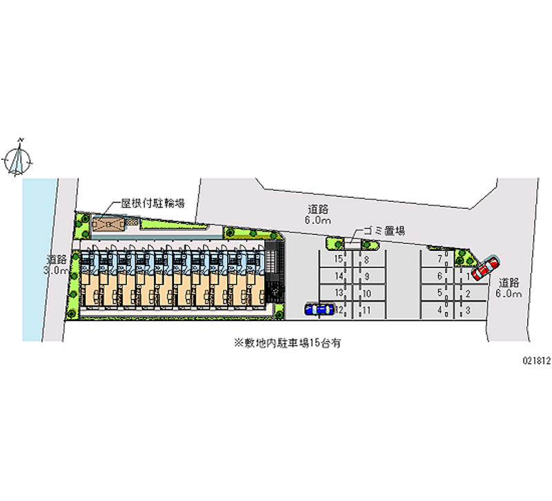 21812 Monthly parking lot