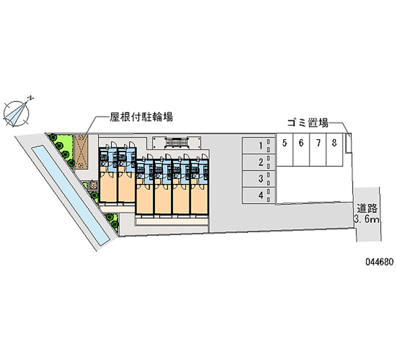 レオパレスＨＫ寿町 月極駐車場