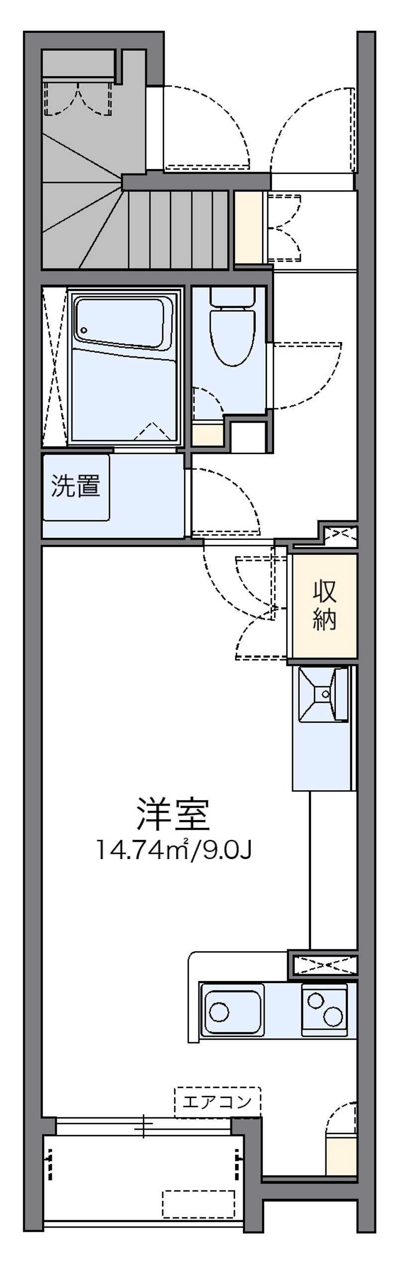 レオネクスト雷神Ⅱ 間取図