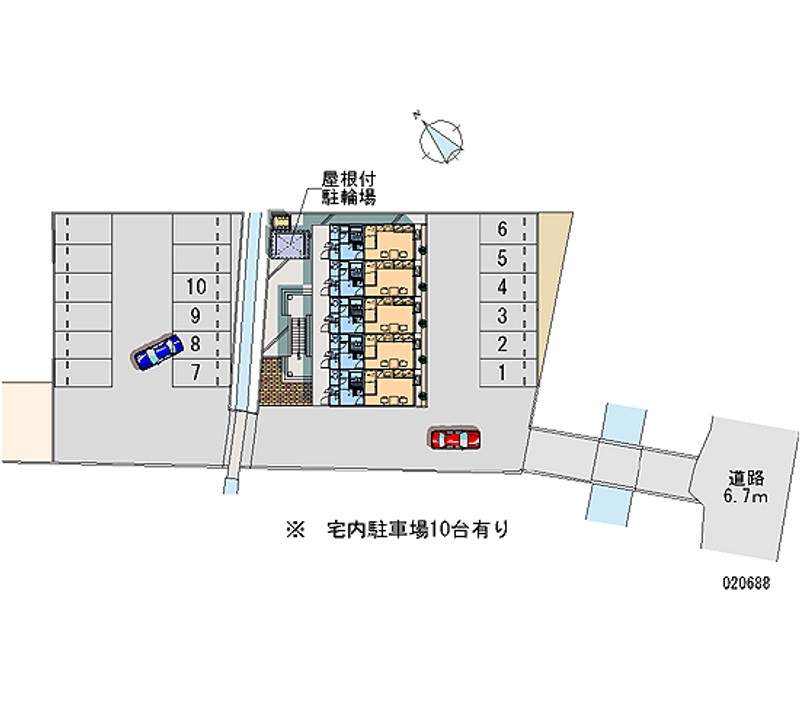 20688月租停車場