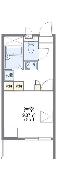 レオパレスルーメン 間取り図