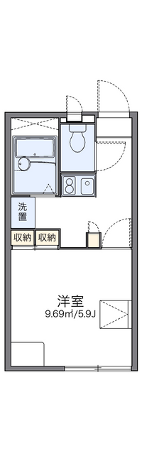 レオパレスコスタモール 間取り図