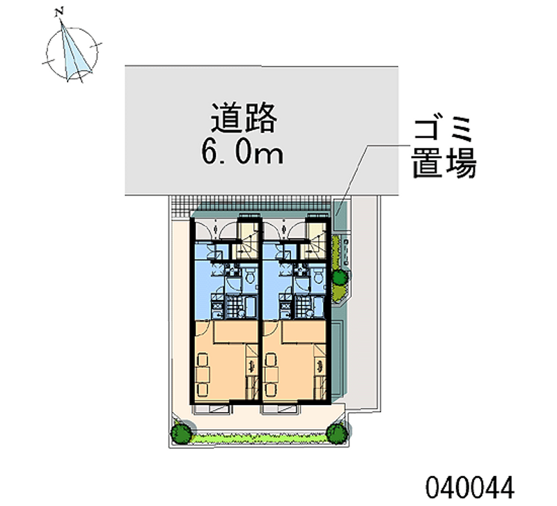 レオパレスカーサ下馬 区画図