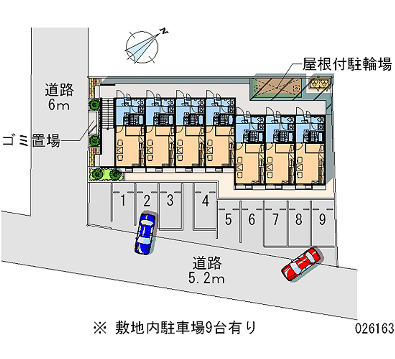 レオパレスエアル 月極駐車場