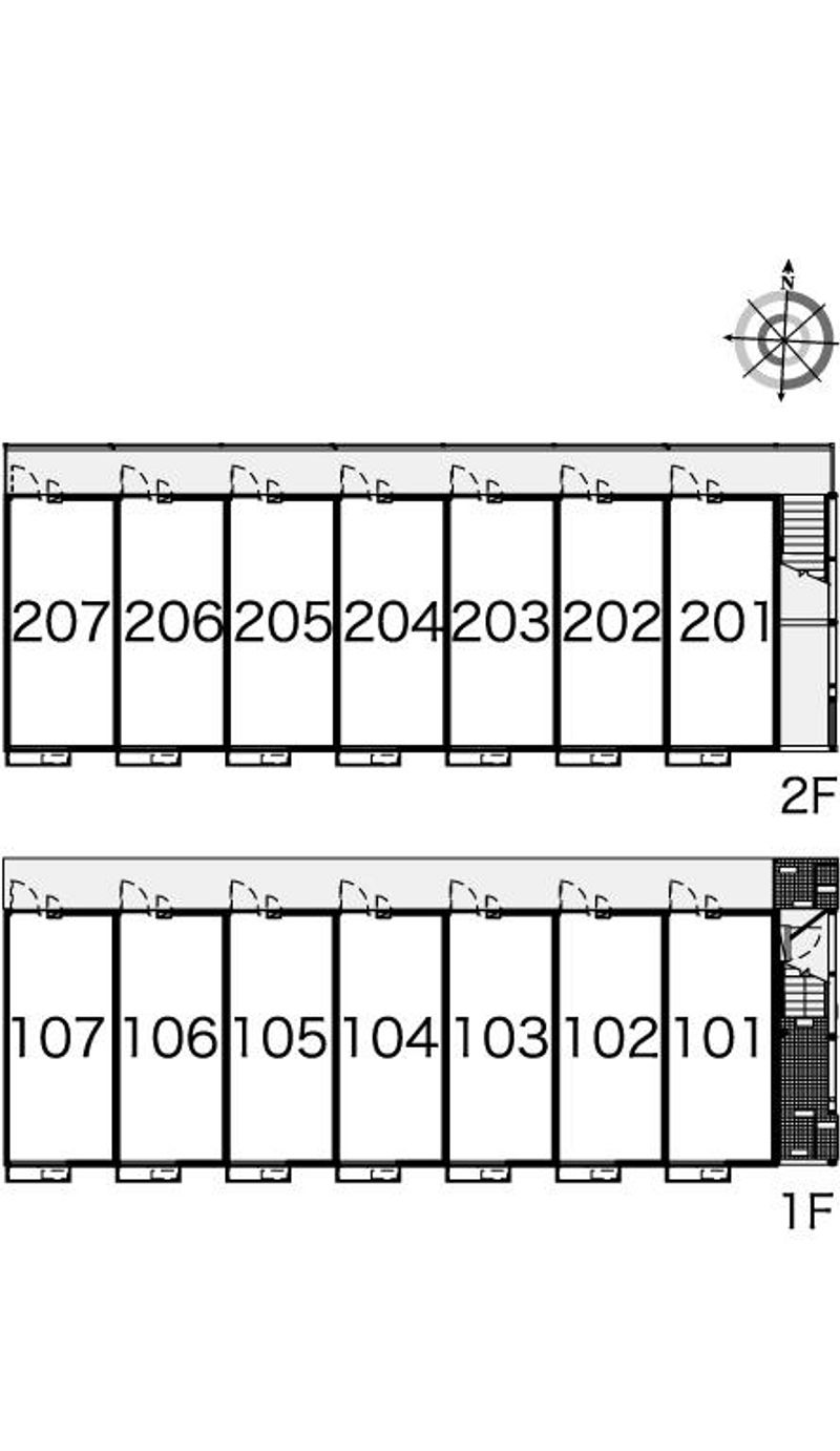 レオパレスオケバ 間取り配置図