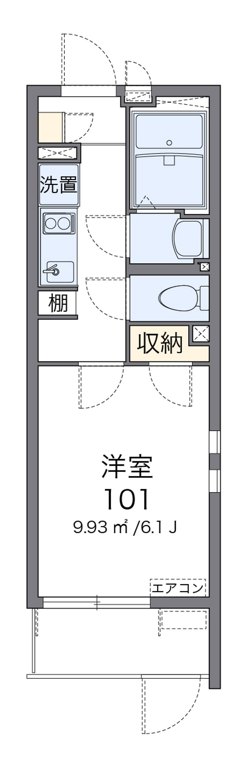 クレイノシーエスハイムⅣ 間取図