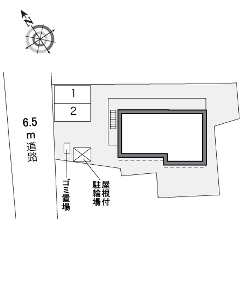 レオパレスビブレ千里山 配置図