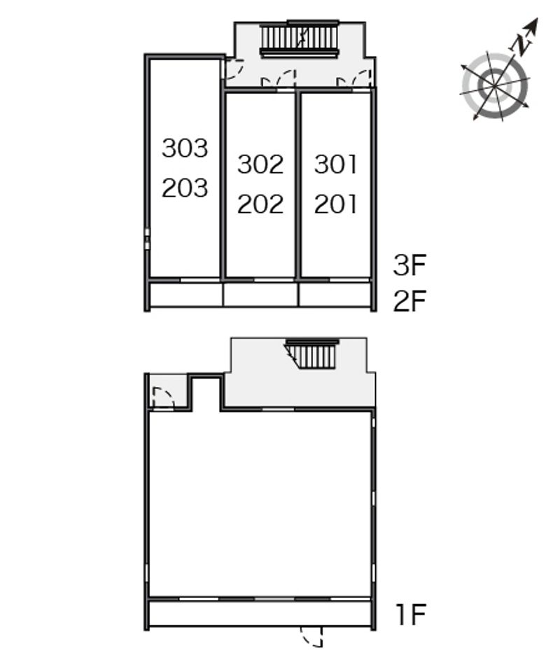 クレイノスール 間取り配置図