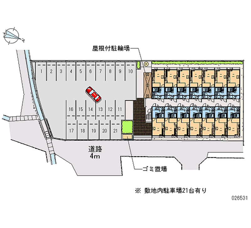 26531 bãi đậu xe hàng tháng