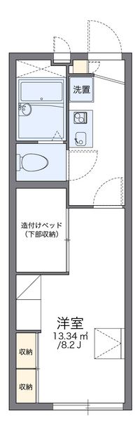 レオパレス柏崎 間取り図