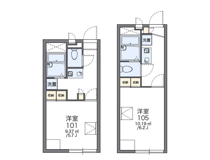 レオパレスＩＲＯＮ 間取図