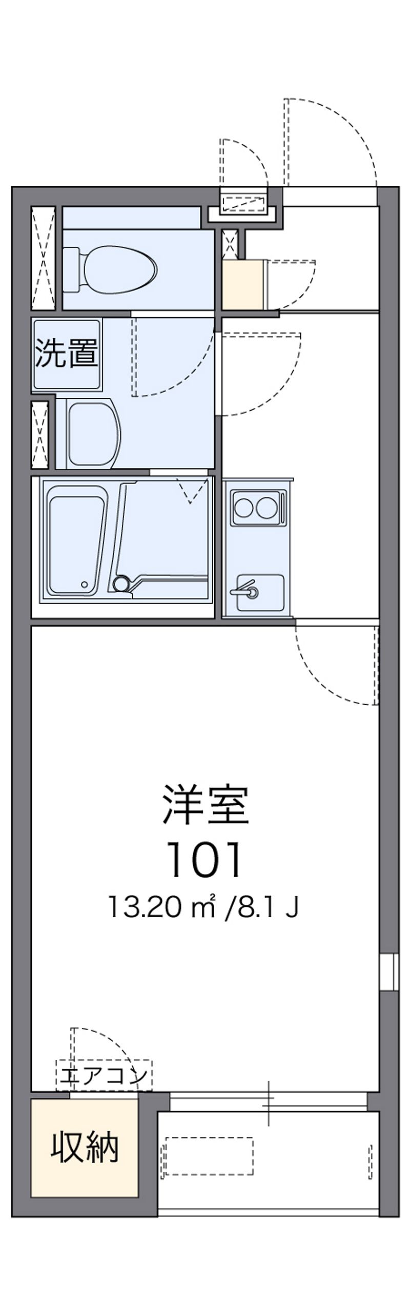 レオネクストＳＡＡＤ 間取図