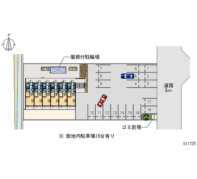 レオパレスアヴァンティ 月極駐車場