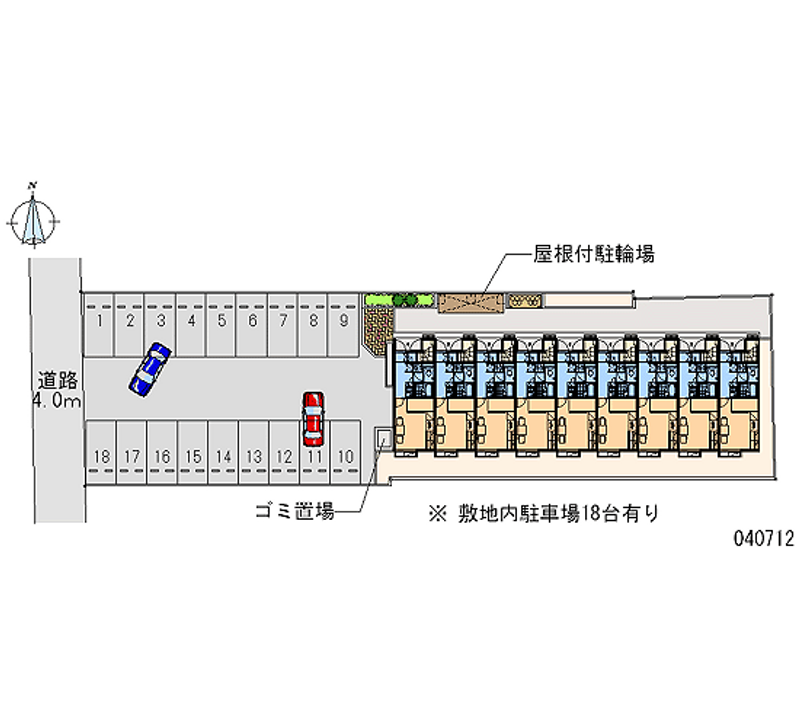 40712 Monthly parking lot